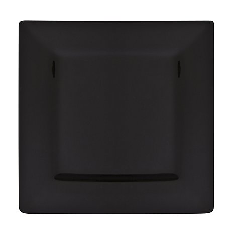 Square Black Charger Plate